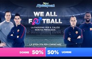 Sisal Matchpoint e AS Roma lanciano l'iniziativa WE ALL FOOTBALL