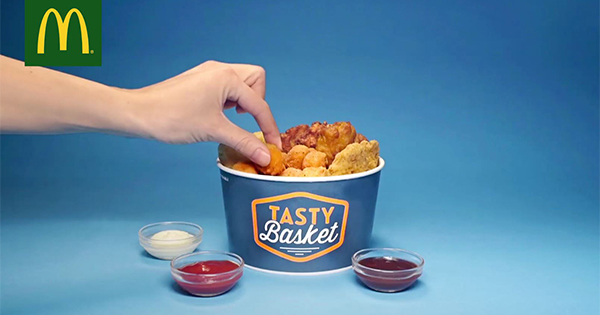 McDonald's e Leo Burnett invitano a condividere il nuovo Tasty Basket