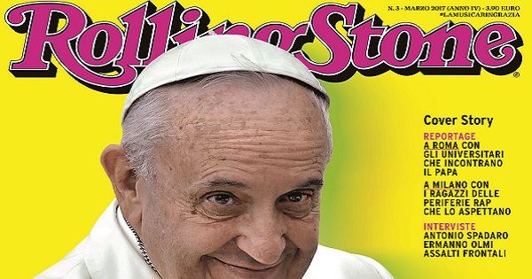 Papa Francesco in copertina su Rolling Stone Italia