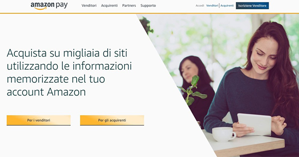 Amazon Pay arriva in Italia