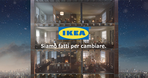 Con Ikea e Gruppo DDB Italia, siamo fatti per cambiare. Anche a Natale