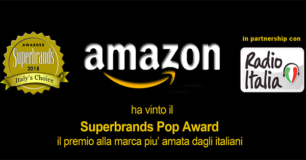 Amazon è di nuovo la “marca più amata dagli italiani”