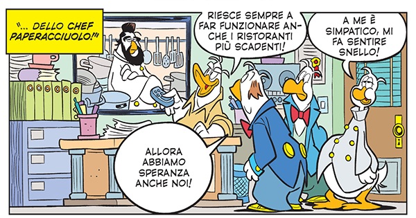 Chef Cannavacciuolo in versione fumetto su Topolino