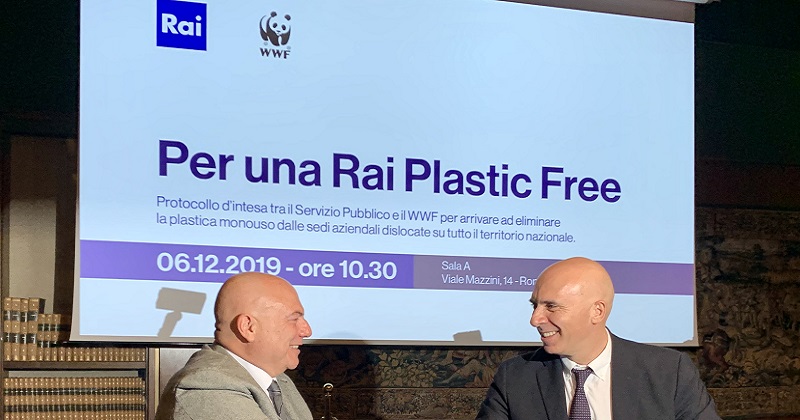 No alla plastica monouso: parte il progetto “Rai Plastic Free”