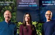 Microsoft rafforza l’impegno per la sostenibilità e punta a diventare carbon negative entro il 2030