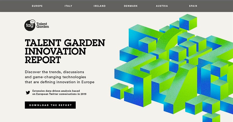 Rapporto sull’innovazione 2019 di Talent Garden: i principali trend di discussione intorno al tema dell'innovazione su Twitter