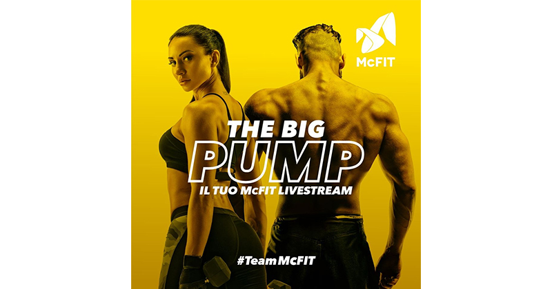 McFIT lancia il canale live streaming per chi ama il fitness... anche in quarantena