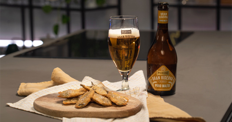 Il tempo di una birra: nasce la collaborazione tra Birra Peroni e Chef in Camicia