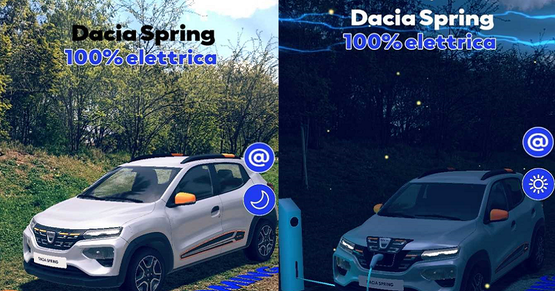 Nuova Dacia Spring: per il lancio il modello prende vita su Snapchat
