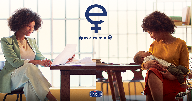 Al via la nuova campagna Chicco #mammaE a sostegno delle donne