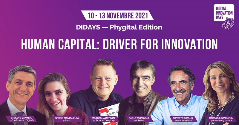 Tornano i Digital Innovation Days: “Human Capital: Driver for Innovation”