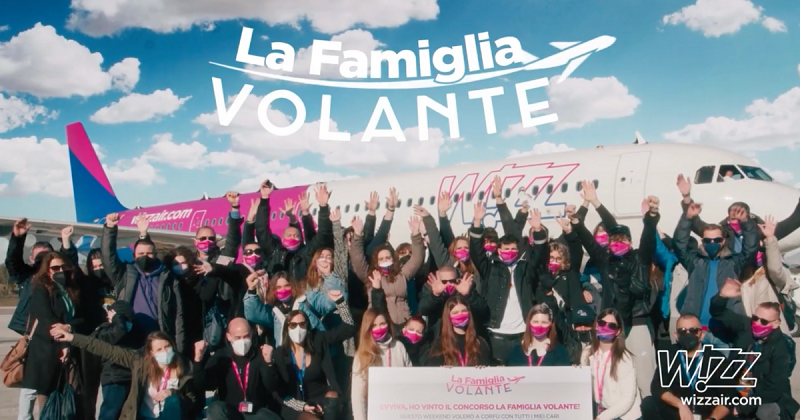 Un grande successo per il concorso “La Famiglia Volante”di Wizz Air