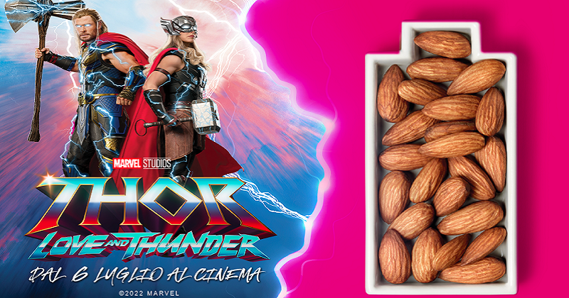Thor: Love and Thunder e le Mandorle della California insieme per i fan