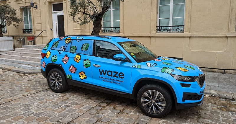 Waze sigla una partnership triennale con il Tour de France