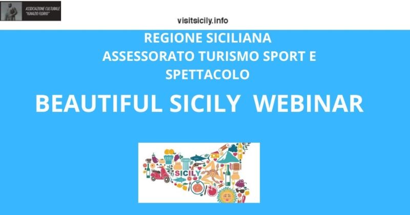 Beautiful Sicily promosso dalla Regione Siciliana in un Webinar