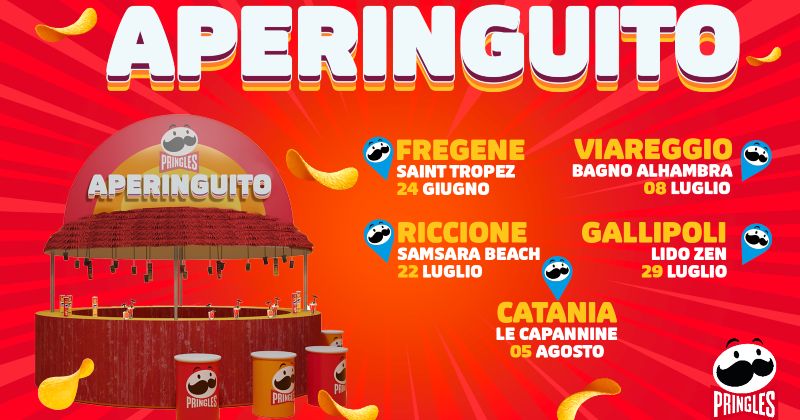 Riparte il tour estivo di Pringles sulle più belle spiagge italiane
