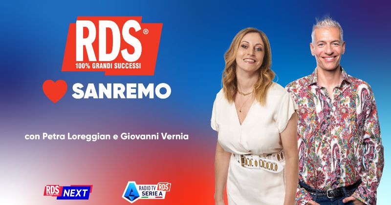 RDS 100% Grandi Successi torna a Sanremo