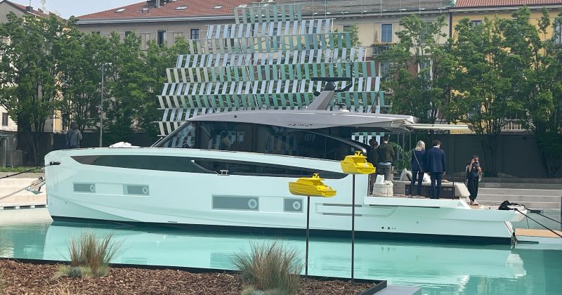 Azimut Yachts alla Milano Design Week 2024